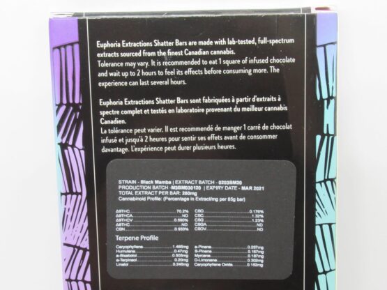 Indica Chocolate Bars 250mg THC - Image 2