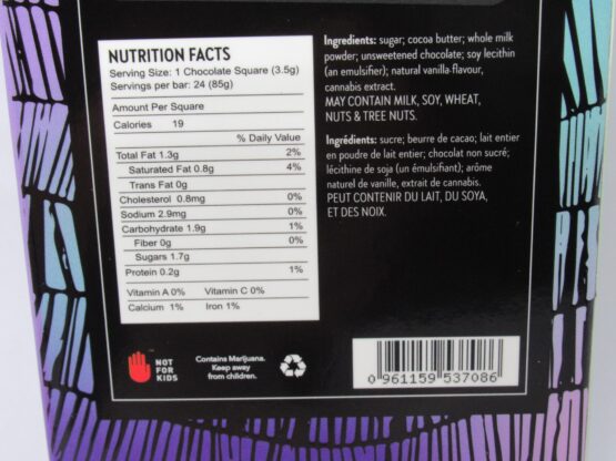 Indica Chocolate Bars 250mg THC - Image 3