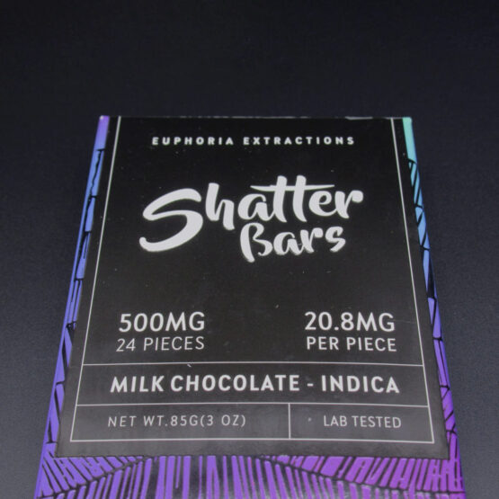 Indica Milk Chocolate bars / 500mg THC