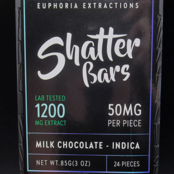 Indica Milk Chocolate bars / 1200mg THC