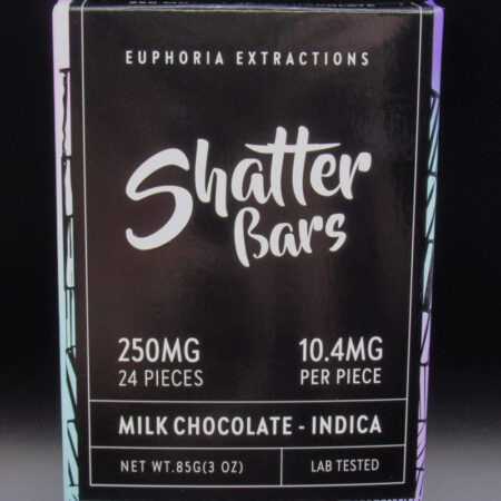 Indica Chocolate Bars 250mg THC