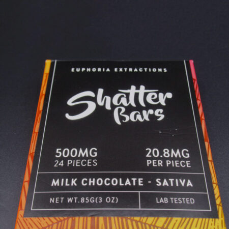 Sativa Milk Chocolate bars / 500mg THC