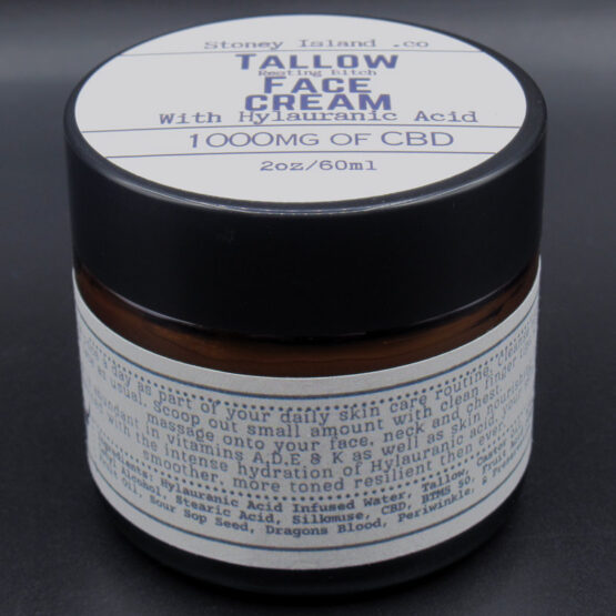 Stoney Island Co. CBD Tallow Face Cream with Hyaluronic Acid