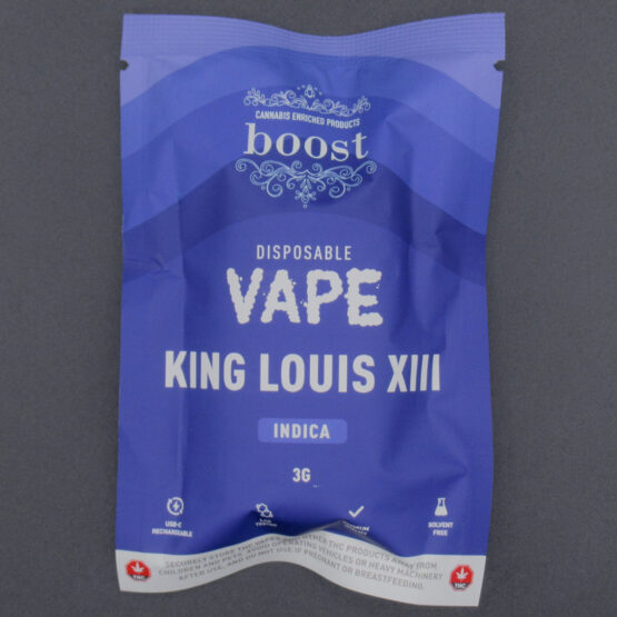 Boost Disposable 3g Vape - King Louis XIII (Indica)