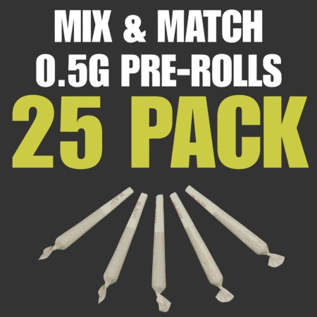 Mix & Match Pre-Rolls - 0.5g 25 Pack