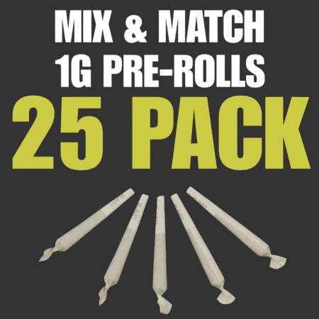 Mix & Match Pre-Rolls - 1g 25 Pack